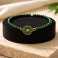 Bracelet Jade Verte 4mm — Pierre de Sagesse, Protection & Chance, Style Bohème