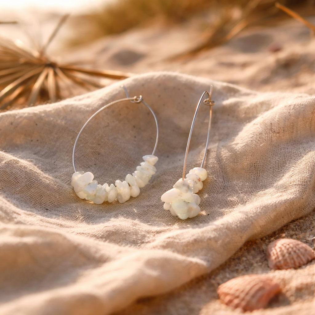 Boucles d'oreilles Serpentine Chips.