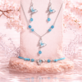 Parure Apatite Bleue.