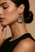 Boucles d'oreilles Hématite Gris Anthracite — Pierre d'ancrage, Acier inoxydable