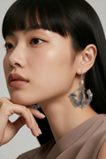 Boucles d'oreilles Labradorite Chips et Perles d'Eau Douce — Argent sterling