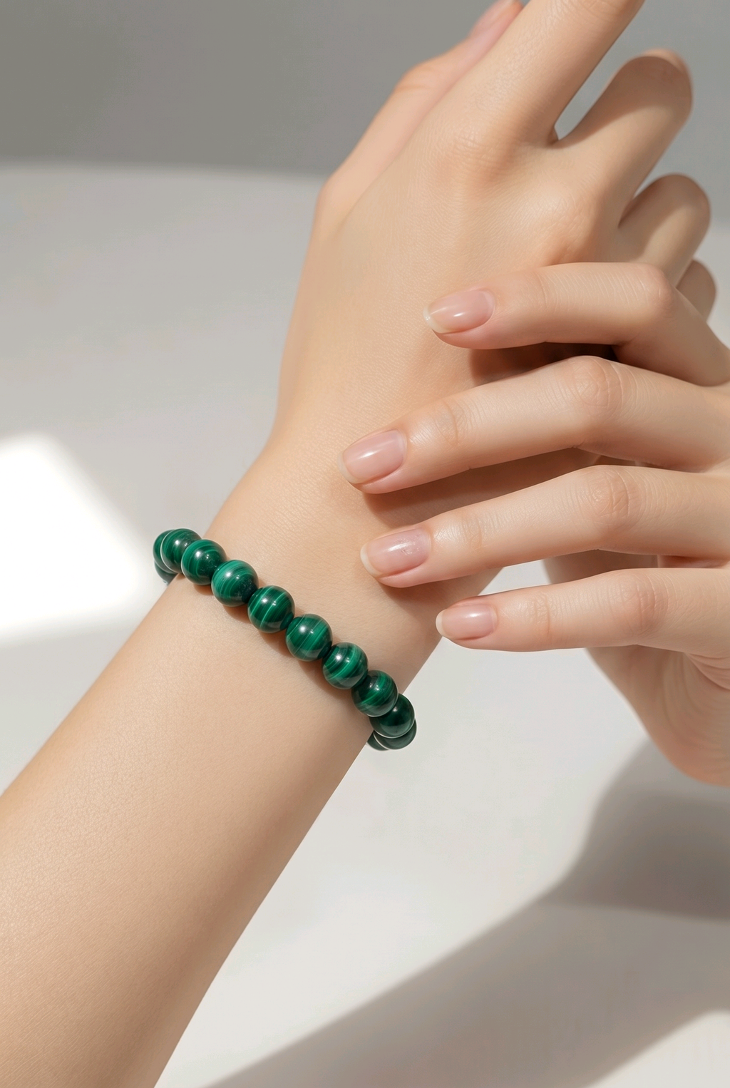 Bracelet Malachite - Pierre naturelle Bienveillante.