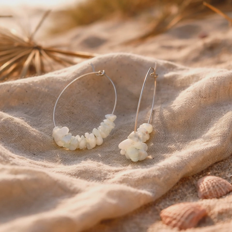 Boucles d'oreilles Serpentine Chips.