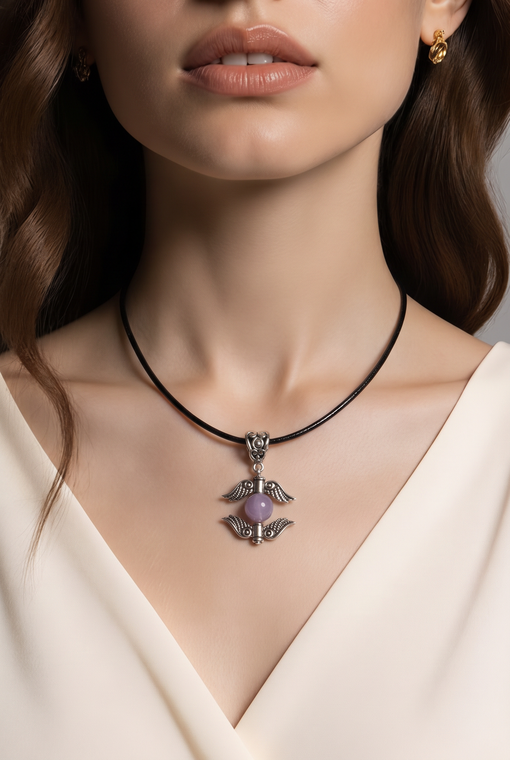 Collier Lépidolite